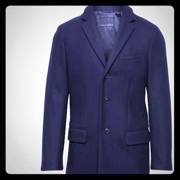 Banana Republic Other - XS Men’s Banana Republic Italian Woolblend Topcoat